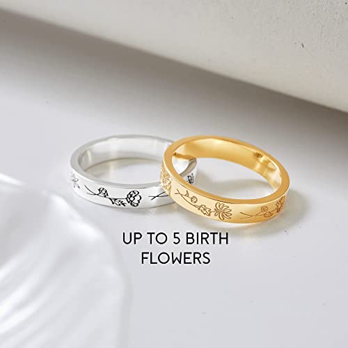 Birth Month Flowers/Floral Ring